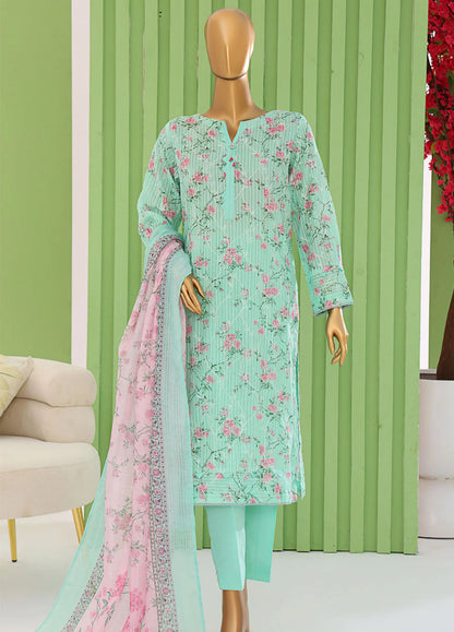 Dhagakari by HZ Textiles Ninokara Embroidered Cotton 3-Piece Unstitched Suit HZ25DV2 D DNE-104 | Premium Cotton Winter Wear